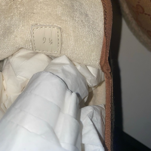 Gucci Tan Loafers with Gold Accents main image 2